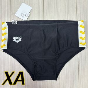 arena　アリーナ　男性用水着　ブラック×イエロー　XAサイズ　新品