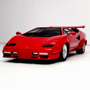 1/43 ランボルギーニ カウンタック 1985 Lamborghini Countach ミニカー レッド スーパーカー イタリア車 デルプラド 1円〜 1円 090618