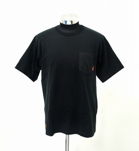WTAPS ダブルタップス DESIGN SS : POCKET / TEE. COTTON デザインポケットTシャツ M BLACK 171ATDT-CSM01S 半袖 ポケT クルーネック