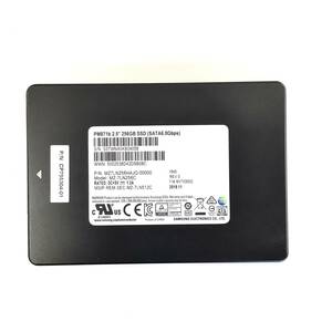 S61118152 SAMSUNG SATA 256GB 2.5インチ SSD 1点 使用時間:1381【中古動作品】