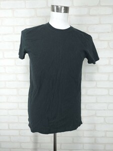 送料無料 EXPRESS UNDER X 黒 ブラック 半袖 Tシャツ コットン USA 古着　インナー　シャツ 無地　ブラック　198