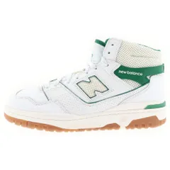 New Balance (ニューバランス) ×Aime Leon Dore BB650RG1 ハイカットスニーカー ホワイト/グリーン US10/28.0cm