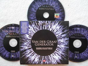 ヴァン・ダー・グラフ・ジェネレーター VAN DER GRAAF GENERATOR●2枚組CD+DVD●3枚組●LIVE IN CONCERT 2010●美麗盤！！