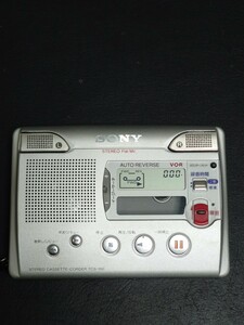 【通電確認済】ソニー ステレオカセットレコーダー TCS-100 SONY