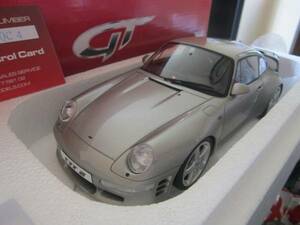 固定ネジ一度も外し無し　超新品　GT SPIRIT 1/18 ポルシェ　993 RUF　CTR　2 ＆ RC腕時計　送込