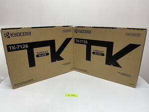 B-412【新品】京セラ　KYOCERA　トナーキット　TK-7126　ブラック　K　1色2箱セット　純正