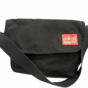 ●Manhattan Portage BEAMS メッセンジャー バッグ ショルダー 斜め掛け マンハッタンポーテージ ビームス 別注 黒色 メンズ 1円スタート