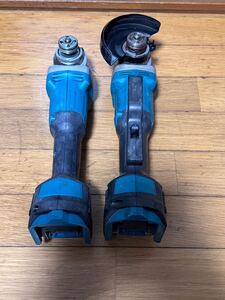 一円スタート★ MAKITA マキタ 充電式ディスクグラインダ 100mm GA408D +ディスクグラインダーマキタバッテリーサンダー(まとめて 2台)