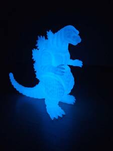 ソフビ Sofubi ゴジラ Marmit 22CM GLOW IN THE DARK BLUE