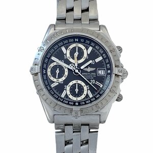 BREITLING　ブライトリング　時計　ロンジチュード　GMT　A20348　クロノマット　クロノメーター　AT　グレー文字盤　希少　レア