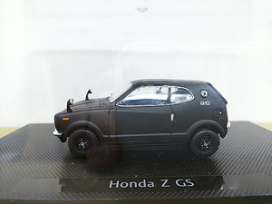 ■ EBBROエブロ 1/43 Honda Z GS 1970 フラットブラック ホンダ モデルミニカー　滅多と出てこない希少モデルと希少カラー。