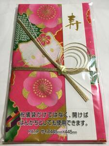 1999年サンリオ　ハローキティ　はろうきてぃ　はんかちーふ祝儀袋　祝儀袋だけでなく開けばハンカチとしても使用できます　ピンク