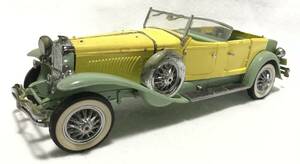 現状品 フランクリンミント社製 1930年型デューゼンバーグ モデルJ ダーラム ツーリスター 1/24 ダイカストモデル1987年製自動車模型置物車