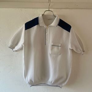 ユーロヴィンテージ　ポロシャツ　メッシュポロ　半袖　vintage 古着