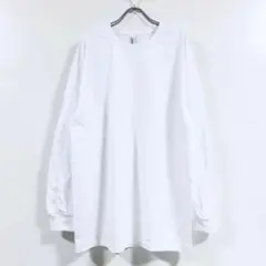 新品 American Apparel 長袖 Tシャツ メンズ ホワイト XL