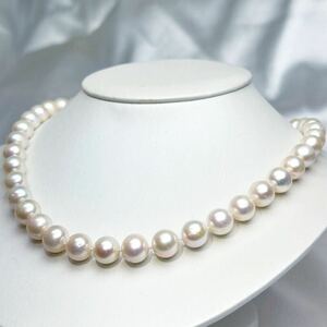 綺麗花珠級！ホワイトピンクグリーン！本真珠ネックレス10mm 天然本真珠ネックレス Pearl pearl necklace jewelry ジュエリー 
