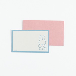 ミッフィー miffy ミニカードセット（ブルー） レターセット 文具 日本製