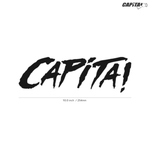 【CAPiTA】キャピタ★08★ダイカットステッカー★切抜きステッカー★10.0インチ★25.4cm