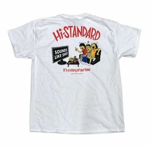 【送料無料】Lサイズ Hi-STANDARD SLS TEE Tシャツ ハイスタンダード ハイスタ PIZZA OF DEATH ホワイト 白 ピザオブデス