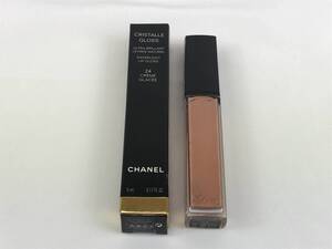 ☆【CHANEL】シャネル リップグロス クリスタル グロス 24 クリーム グラセ 　♯212820-63　在：3