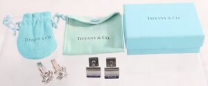 【ト足】TIFFANY&Co. ティファニー シルバー925 NY 1837 カフス ボタン アクセサリー CMZ01CSS43