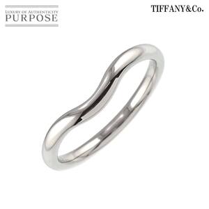 ティファニー TIFFANY&Co. カーブド バンド 12号 リング Pt プラチナ 指輪 Curved Band Ring 90254244