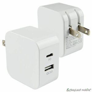 PD 充電器 タイプC 18W Power Delivery QC3.0 USB Type-C AC アダプタ 電源 各種対応 コンパクト PSE認証