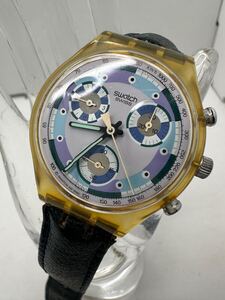 【 SWATCH】 クォーツ 腕時計　中古品　ジャンク　不動　わけあり クロノグラフ