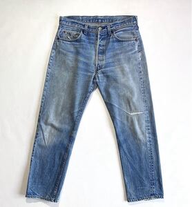 ゴールデンサイズ♪赤耳 80s USA製 Levis 501 W34L33 オリジナル ビンテージ 82年製 558 リーバイス 501 Redline セルビッチ ヒゲ ハチノス