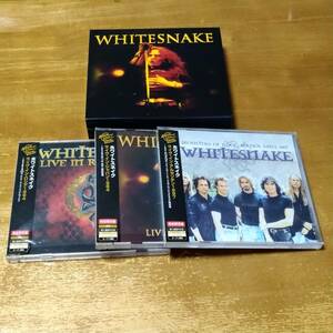 WHITESNAKE　　　 3タイトルセット　　　特典BOX付　　　輸入盤国内仕様　　　　