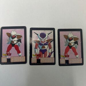 当時物　1990年　バンダイ　 ドラゴンボールZ カードダス　3枚