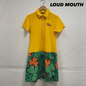 古着 LOUD MOUTH ラウドマウス 半袖 ポロ ワンピース ゴルフウェア L ワンピース ワンピース L