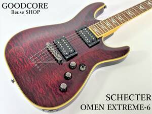 SCHECTER シェクター OMEN EXTREME-6 ブラックチェリー エレキギター●R511054