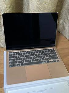 MacBook Air M1 13インチ 16G/1TB 8C/8C ゴールド USキーボード 程度良好