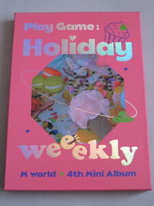 Play Game : Holiday: 4th Mini Album (M world ver.) Weeekly