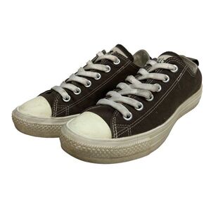 D359 CONVERSE コンバース レディース ローカットスニーカー US4.5 23.5cm ダークブラウン キャンバス