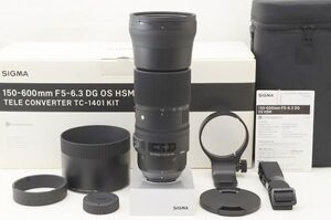 ☆極上美品☆ SIGMA シグマ 150-600mm F5-6.3 DG OS HSM Contemporary 元箱 付属品 Nikon用 ♯24122107