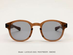 Uncrowd アンクラウド Model - LUCE (UC-32) COLOR ROOTBEER / SMOKE