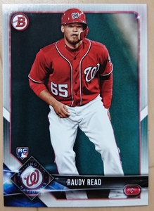 ★RC ルーキー RAUDY READ BOWMAN 2018 #20 MLB メジャーリーグ ROOKIE CARD ラウディ リード WASHINGTON NATIONALS ナショナルズ