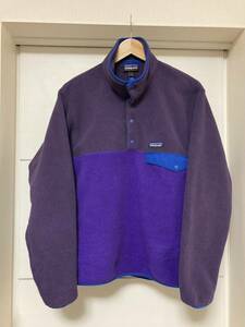 パタゴニア patagonia シンチラスナップＴ　フリース S パープル 紫