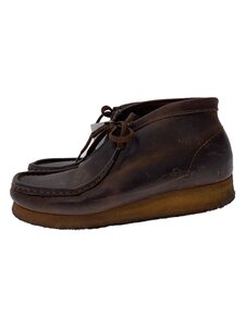 Clarks◆ブーツ/UK7.5/BRW/レザー