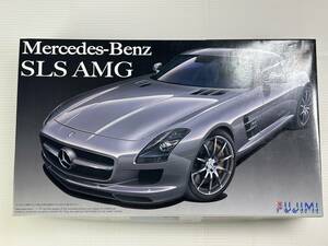 【現状販売】フジミ模型 プラモデル 1/24 ベンツSLS AMG 「リアルスポーツカーシリーズ No.86」　※組立途中