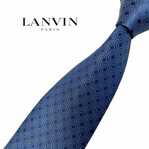 LANVIN ネクタイ ドット柄 パターン柄 ランバン USED 中古 m870