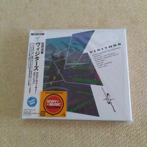 佐野元春 VISITORS ヴィジターズ CD+DVD 20th Anniversary Edition 初回限定盤 2004年盤 帯付き 外袋付き レア 貴重 入手困難 名盤