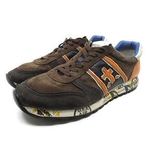 プレミアータ PREMIATA 483 スエード コンビ スニーカー ブラウン 茶 41 約25.5-26.0cm メンズ