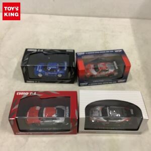 1円〜 エブロ 1/43 日産スカイラインGT-R（R34）テストカー レッド/シルバー、JGTC 2004 Motul Pitwork Z シルバー/レッド他