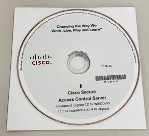 2YXS568★現状品★Cisco Secure Access Control Server 4.1.1.24Installation&4.1.4.13Upgrade CD for Windows