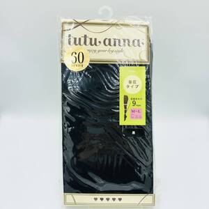 未使用品 保管品 tutu anna チュチュアンナ タイツ 着圧 49 黒 Mサイズ Lサイズ 60デニール レディース