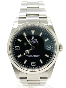 ◆◆ 【ROLEX】 ロレックス　エクスプローラーI 114270　F番 ステンレス SS 自動巻 メンズ 2003～2004年頃 黒文字盤 腕時計　oi　◆◆