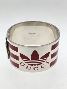 GUCCI◆カフライン/ロゴ/バングル/-/SLV/レディース